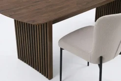 Richeto Matgrupp Rökt Ek 210 cm med 6 Elsie Matstolar
