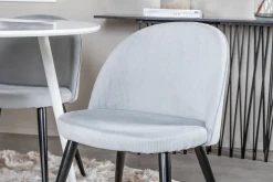 Ridones Matgrupp 100 cm Rund inkl 4 Valeri Manchesterstolar