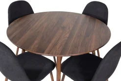 Ridones Matgrupp 100 cm Rund inkl 4 Ypas Stolar
