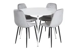 Ridones Matgrupp 100 cm Rund inkl 4 Ypas Stolar