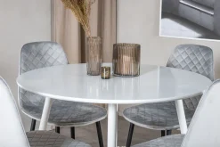 Ridones Matgrupp 100 cm Rund inkl 4 Ypas Stolar