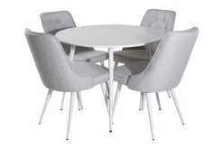 Ridones Matgrupp 100 cm Rund inkl 4 Valera Stolar