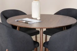 Ridones Matgrupp Rund 100 cm + 4 st Kullersbro Matstolar