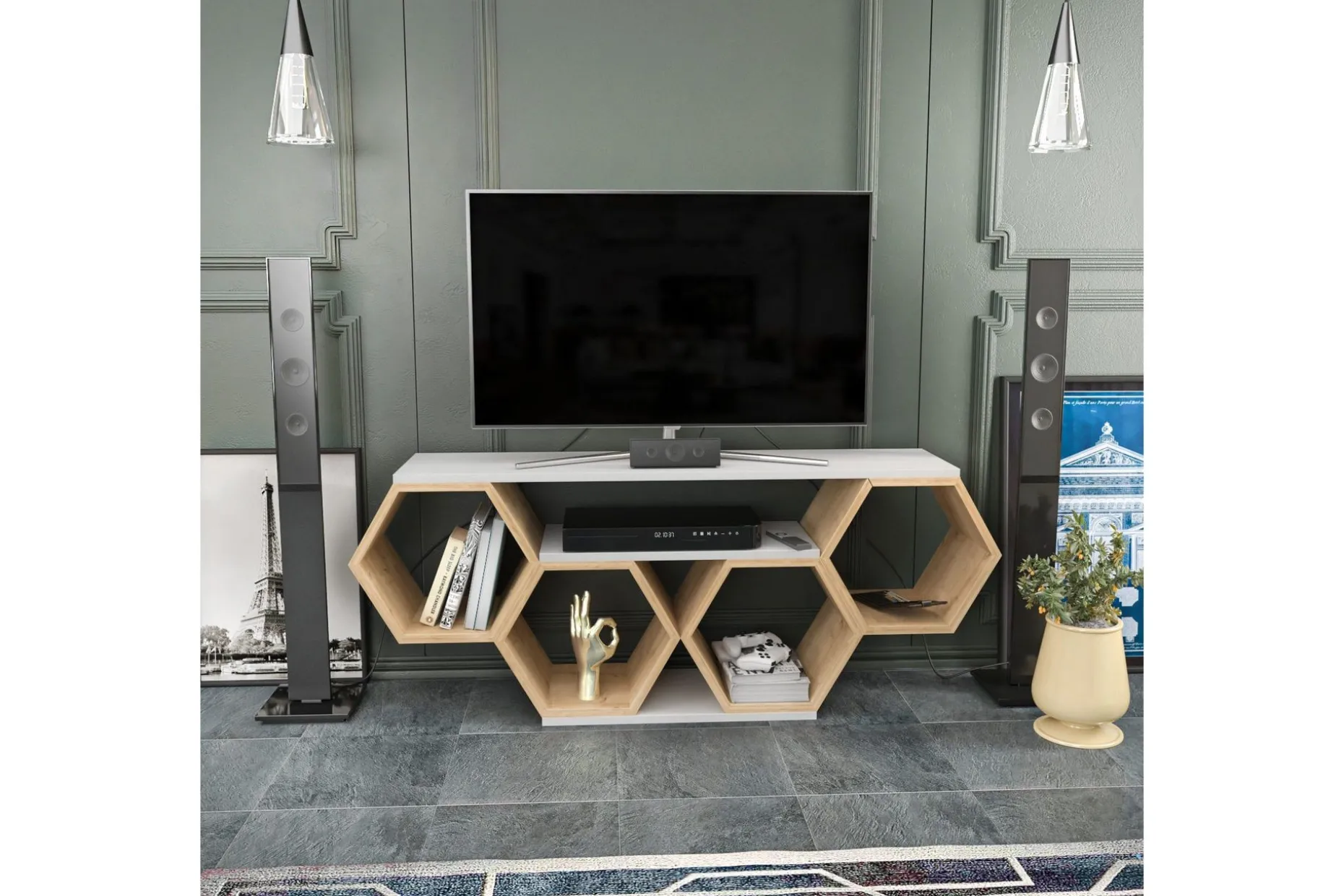Rinorea Tv-bänk 140x55,5 cm