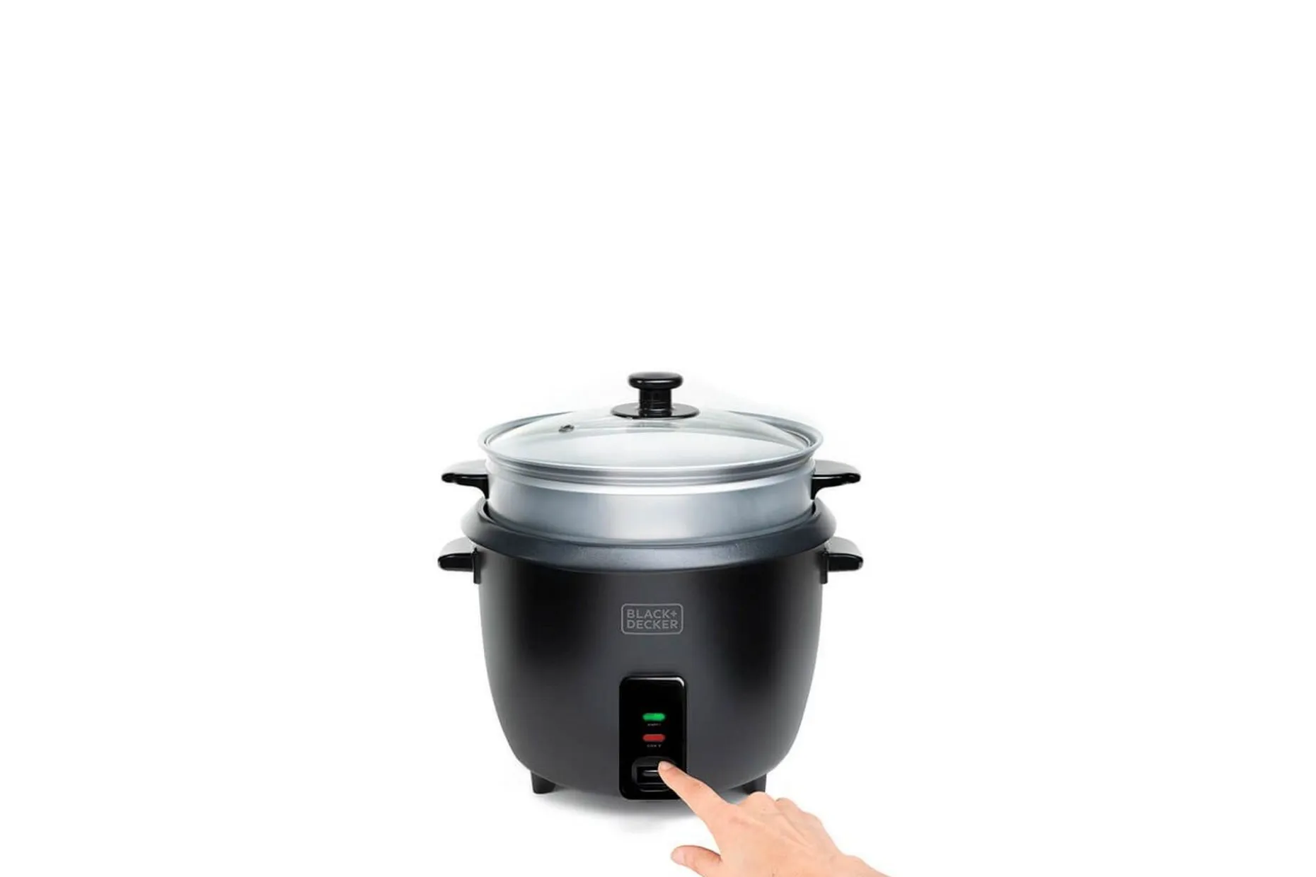 Riskokare Black+Decker 1.8L Svart