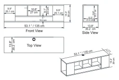 Risnabben TV-bänk 135 cm
