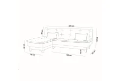Riversdale Bäddsoffa m. Divan 4-sits