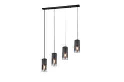Robin Taklampa 4L E27 mattsvart