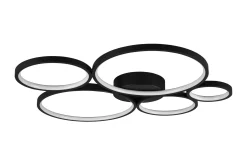 Rondo LED Plafond mattsvart 5L