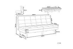 Ronne Bäddsoffa 180 cm