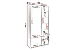 Rosehall Highboard White