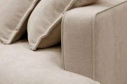 Rossita Lyx 6-sits Högervänd U-formad Extra djup Soffa med Divan och Schäslong i Tyg