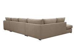 Rossita Lyx 5-sits Högervänd U-formad Extra djup Soffa med Divan och Schäslong i Tyg