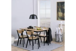Roxby Matbord 120x80 cm Ek/Svart