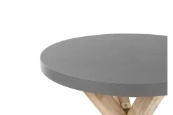 Rund Trädgårdsbord betongeffekt 90 cm OLBIA