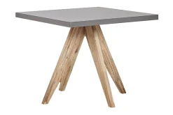 Rund Trädgårdsbord betongeffekt 90 c 90 cm OLBIA