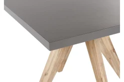 Rund Trädgårdsbord betongeffekt 90 c 90 cm OLBIA