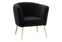 Rushmore Fåtölj Black/Gold