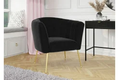 Rushmore Fåtölj Black/Gold