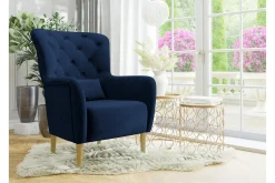 Rushmore Fåtölj Dark Blue/Blue