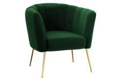 Rushmore Fåtölj Dark green/Gold