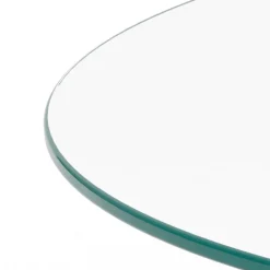 Ryvos Soffbord i Glas 80 cm Rund