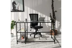 Sabani Skrivbord 130 cm med Förvaring 2 Hyllor
