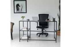 Sabani Skrivbord 130 cm med Förvaring 2 Hyllor