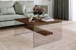 Sabani Soffbord 75 cm med Förvaring Hylla
