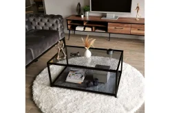 Sabani Soffbord 90 cm med Förvaring Hylla
