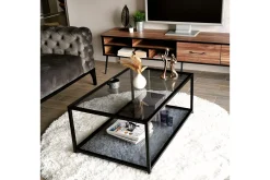 Sabani Soffbord 90 cm med Förvaring Hylla