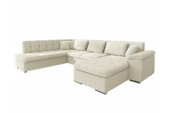 Sakri 5-sits Hörnbäddsoffa Beige