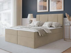 Salricus Sängpaket Kontinentalsäng 140x200 cm med Förvaring