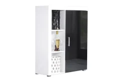Samba Förvaringsskåp 90x35x114 cm Black