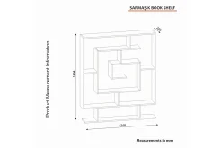 Sarmasik Bokhylla 124,8 cm