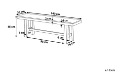 Scania Trädgårdmöbelset 170 cm + 2 Bänkar Utomhus