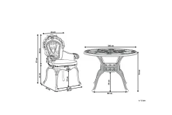 Scario Matgrupp Utomhus 100 cm + 4 Utestolar