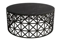 Schammel Soffbord 90 cm Runt Marmormönster