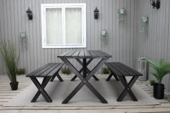 Scottsdale Matbord Utomhus 190 cm Svart