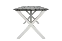 Scottsdale Matbord Utomhus 150 cm Grå/Vit