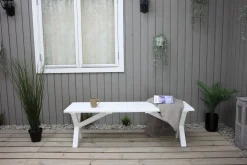 Scottsdale Sittbänk 140 cm Vit