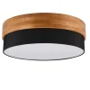 Seasons Plafond 50 cm E14 svart/ trä