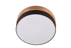 Seasons Plafond 50 cm E14 svart/ trä