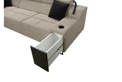 Seginus Bäddsoffa m. Schäslong 3-sits 210x127