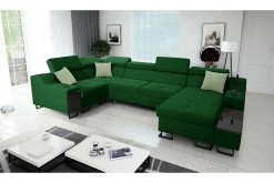 Seginus Hörnbäddsoffa m. Divan 5-sits 268x127