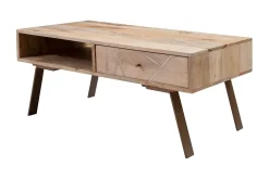 Sekuterski Soffbord 95 cm med Förvaring Låda + Hylla