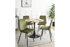 Set med 4 matstolar Havre