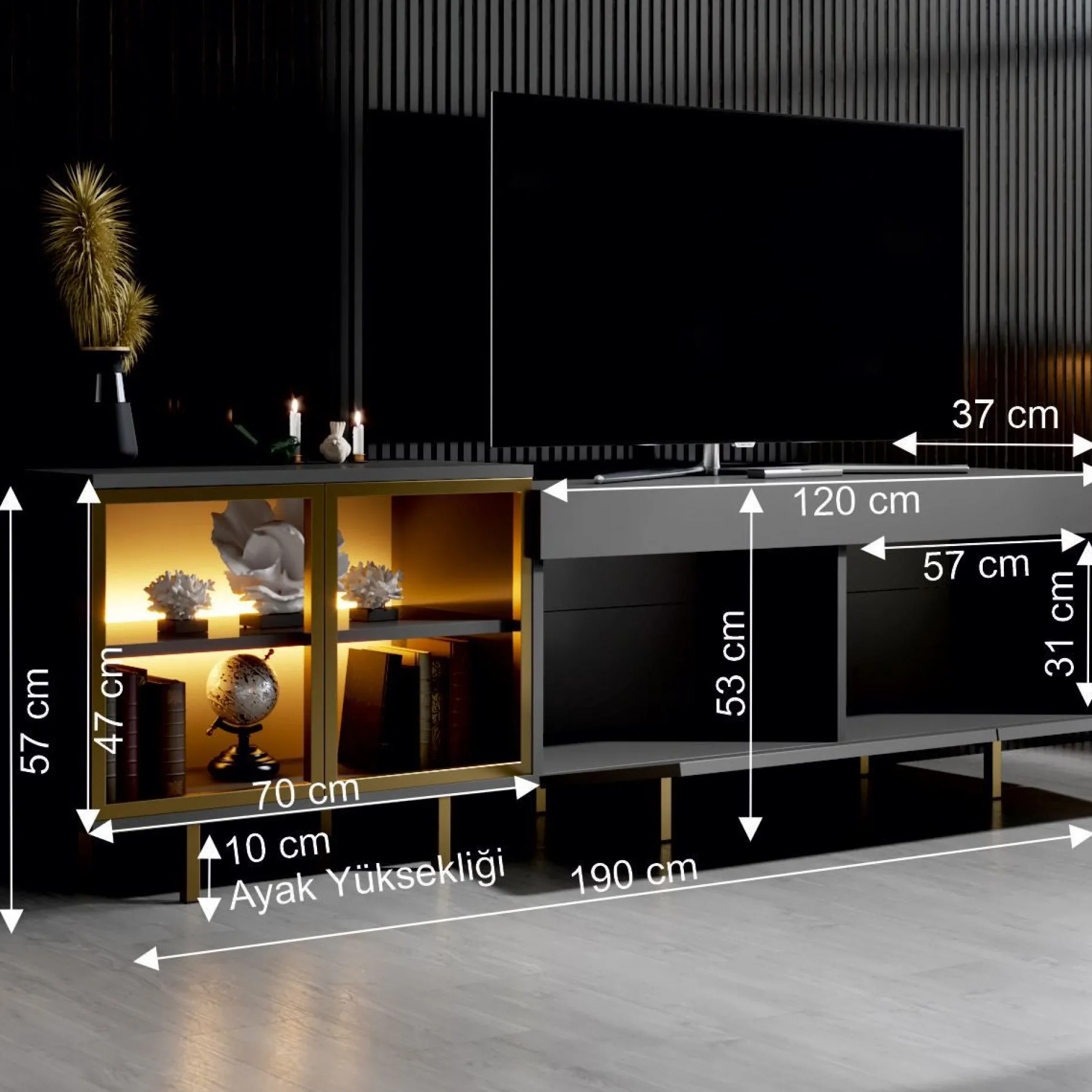Seyring Tv-bänk 190 cm