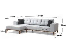 Shallo Bäddsoffa med Divan Vänster