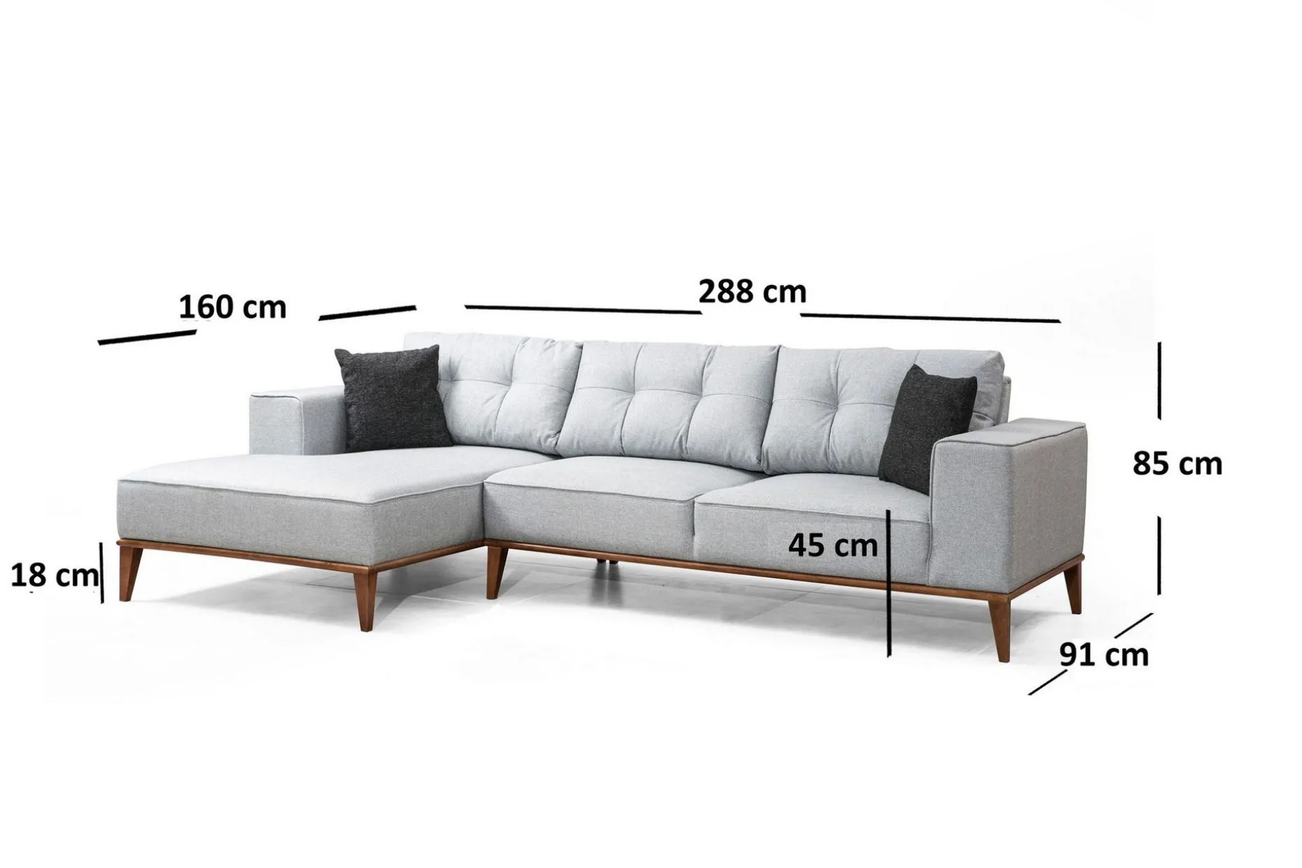 Shallo Bäddsoffa med Divan Vänster